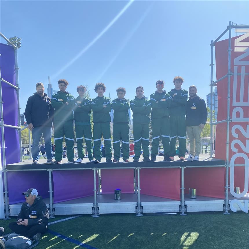  Boys' Track Brings Home Penn Wheel, Sets New School Record at Penn Relays Invitational